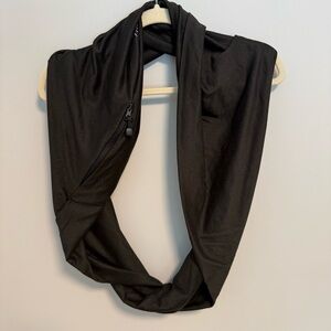 Beyond Yoga Classic Black Wrap Scarf